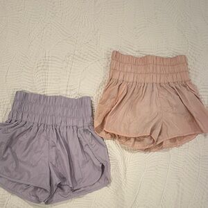 FP The Movement Pastel and lavender ‘The Way Home’ Shorts Set size S